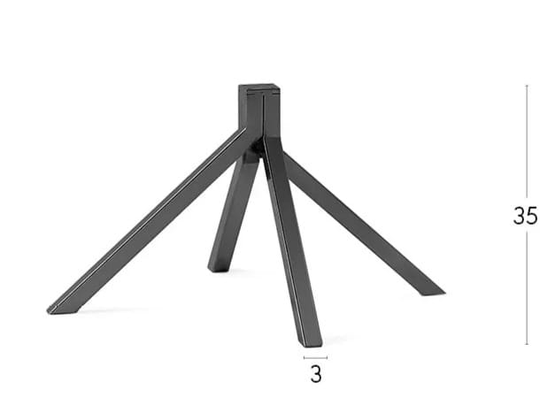 Круглый стол со стальной рамой Billiani Grapevine ARCH-00023761 - Вид №7