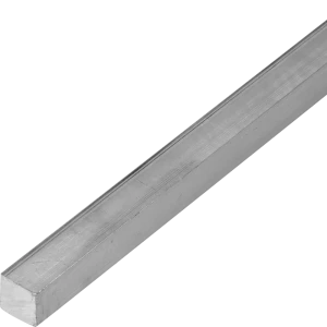 Пруток квадратный 12х12х2000 мм, алюминий, цвет серебро