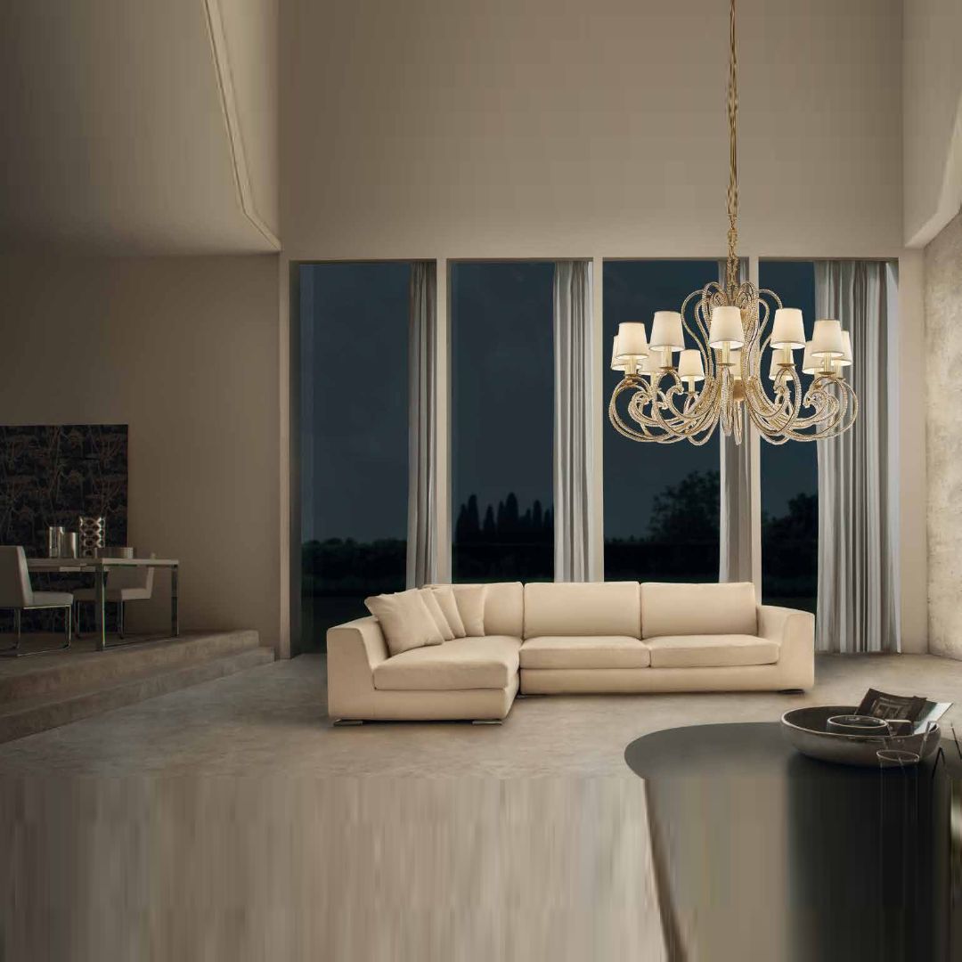 Masiero Cristalis 12 люстра подвесная cristalis12 - Вид №1