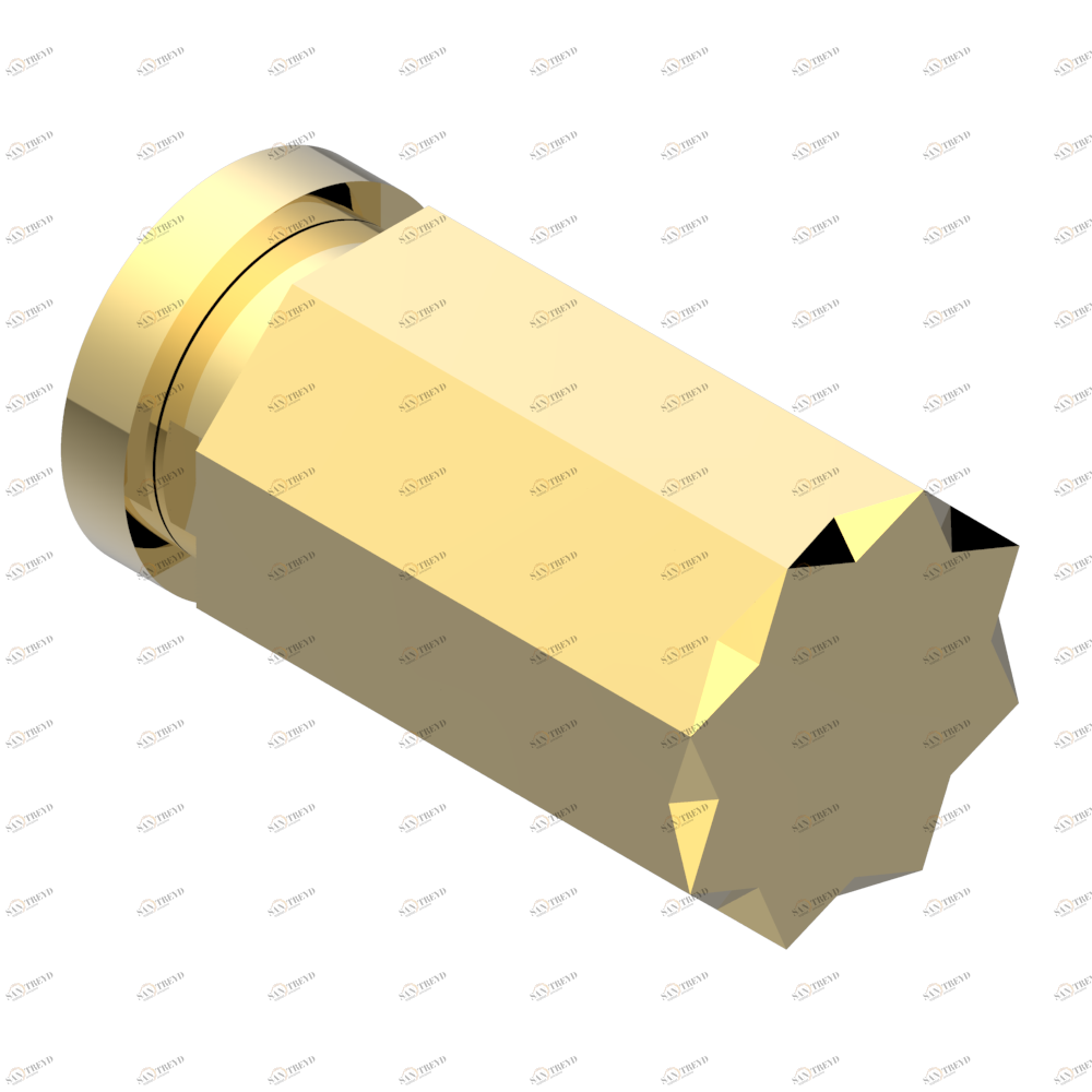 U2M-30B Маховик для встраиваемого в стену вентиля Thg-paris Nihal metal Золото U2M 30B CAT.F