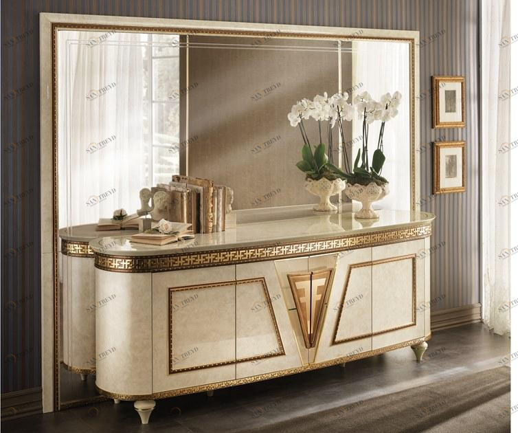 Arredoclassic Настенное деревянное зеркало в раме Fantasia sun-id-1490036