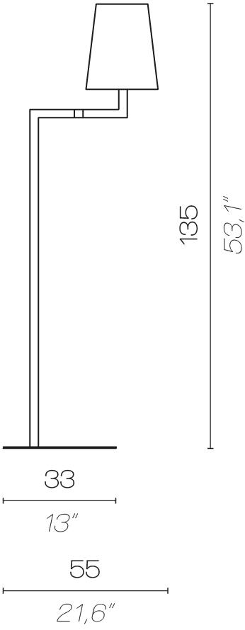 Contardi Регулируемый металлический торшер Quadra sun-id-1350113 - Вид №6