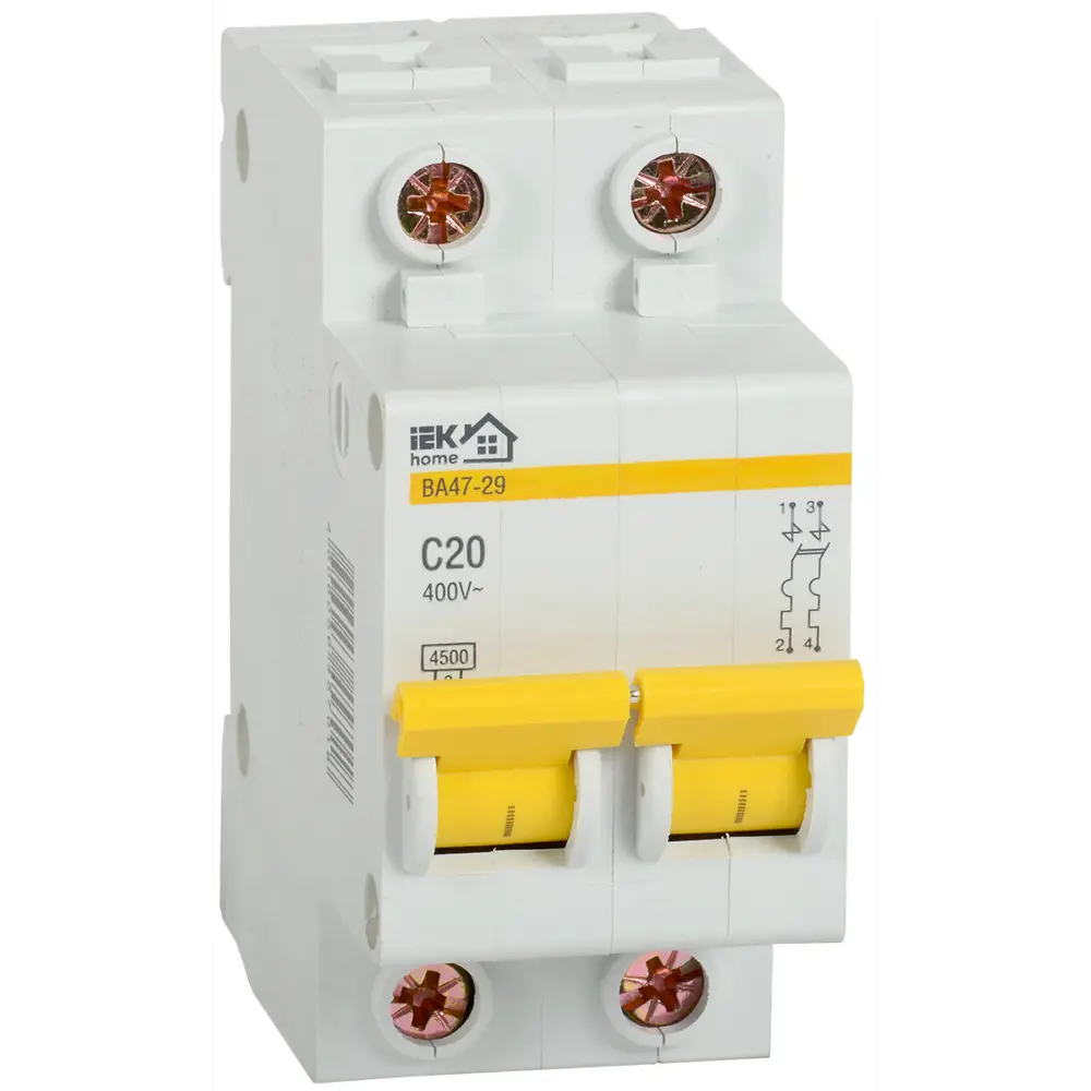 Автоматический выключатель IEK Home B A47-29 для надежной защиты электросети 82673531 STLM-0033622 - Вид №1