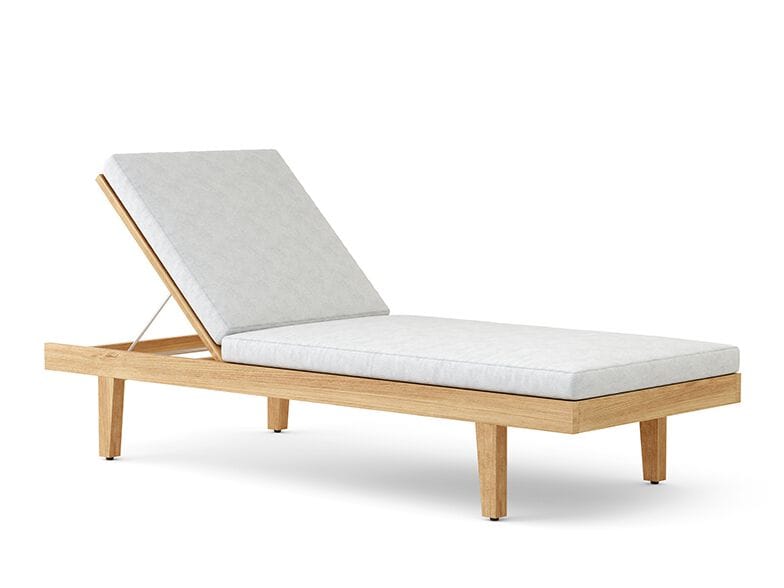 Садовая кровать с откидной спинкой из тикового дерева Walters Resort ARCH-00007240