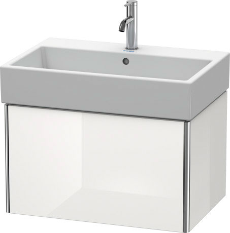 XS409409797 XSquare Тумбочка подвесная Светло-голубой шелковисто-матовый лак Duravit - Вид №2