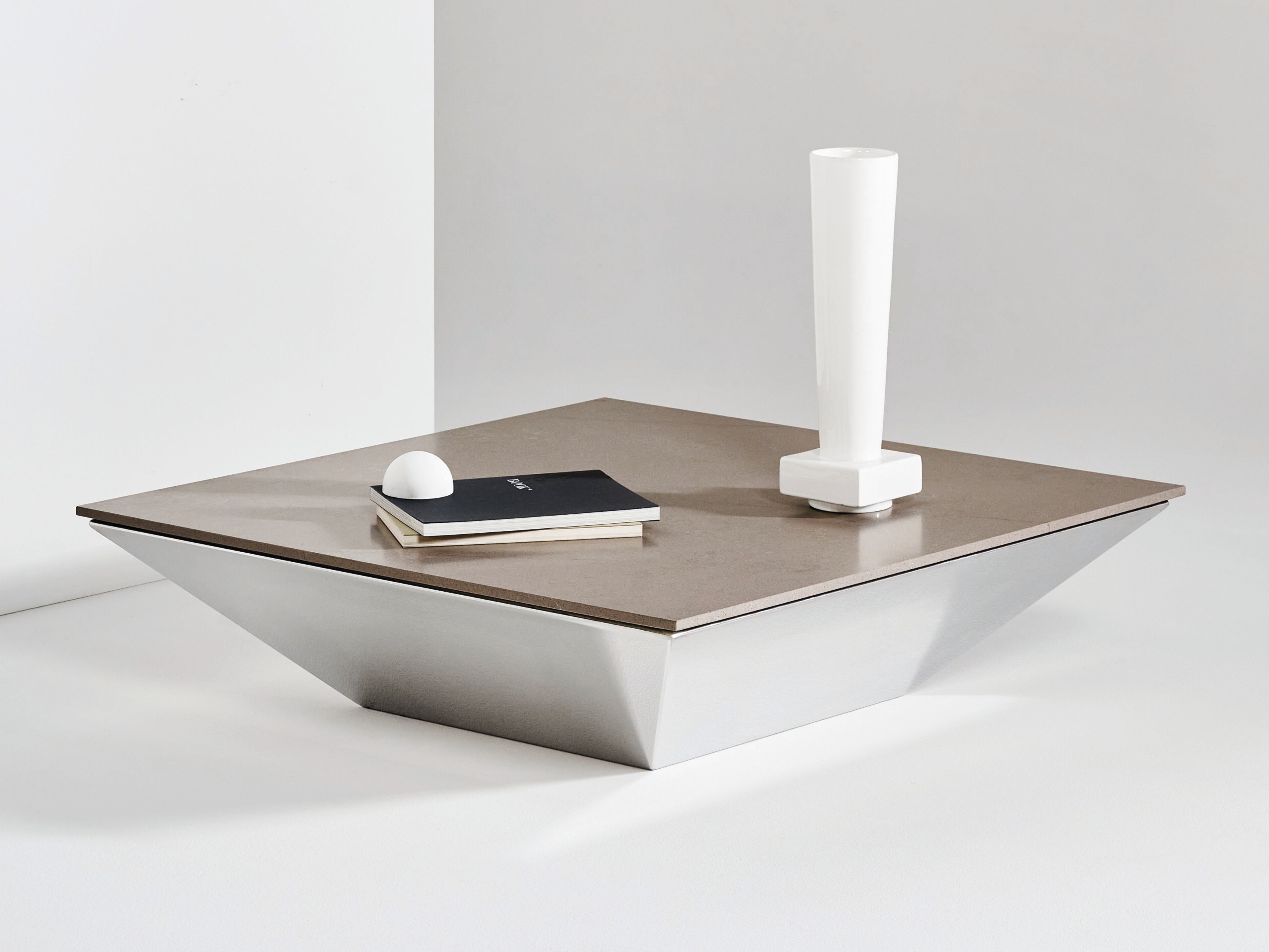 Ecotone™низкий квадратный журнальный столик Marmo Arredo Киль ARCH-00023641