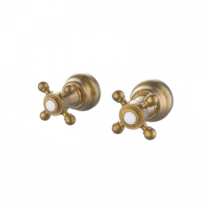 240299 PREMIUM Старый латунный 1866 1/2" встроенные клапаны Старая Латунь GRB MIXERS