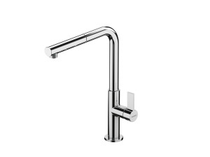 Однорычажный смеситель для кухни с выдвижным ручным душем