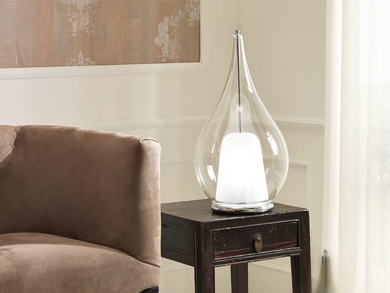 Металлическая настольная лампа из боросиликатного стекла Cangini & Tucci ARCH-00009311 - Вид №1