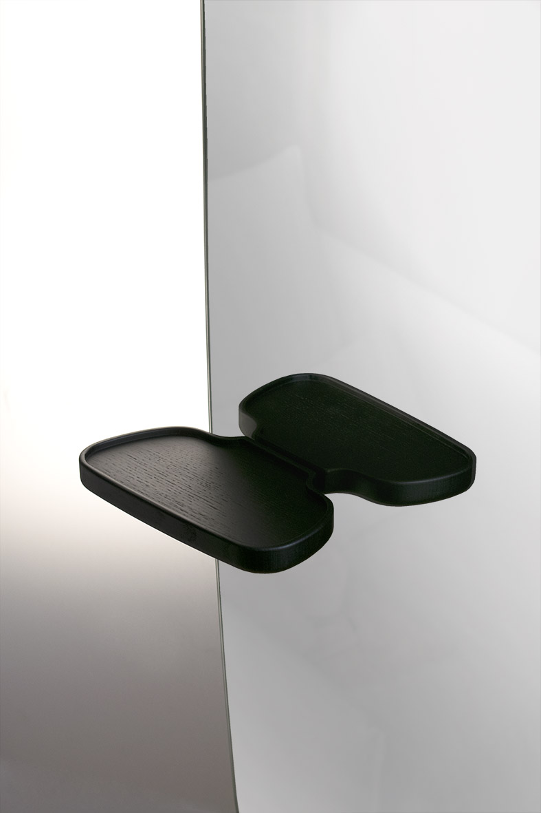 072284 Зеркало черное Nomon Momentos  - Вид №2