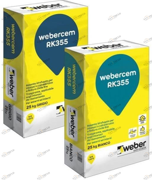 Saint-Gobain Weber Водоотталкивающая грунтовка для штукатурки или бетона. Webercem sun-id-1426804