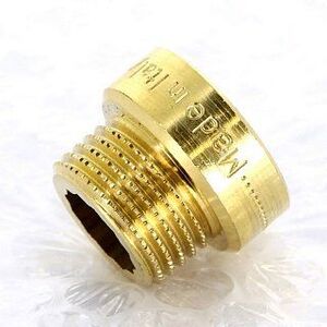 Удлинитель НР-ВР 10х1/2"  латунь TIEMME