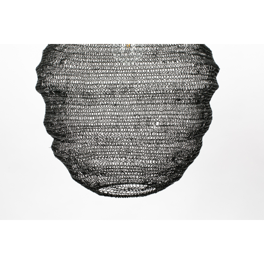 Лампа подвесная Lena M, черная White Label Living 5300142 - Вид №7