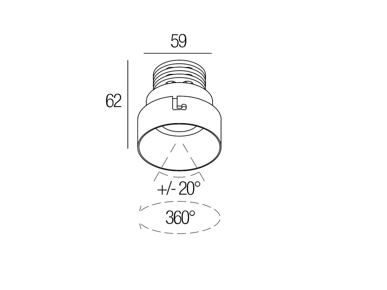Утопленный светодиодный прожектор Flexalighting SEXUS 6 UGR ARCH-00014653 - Вид №1
