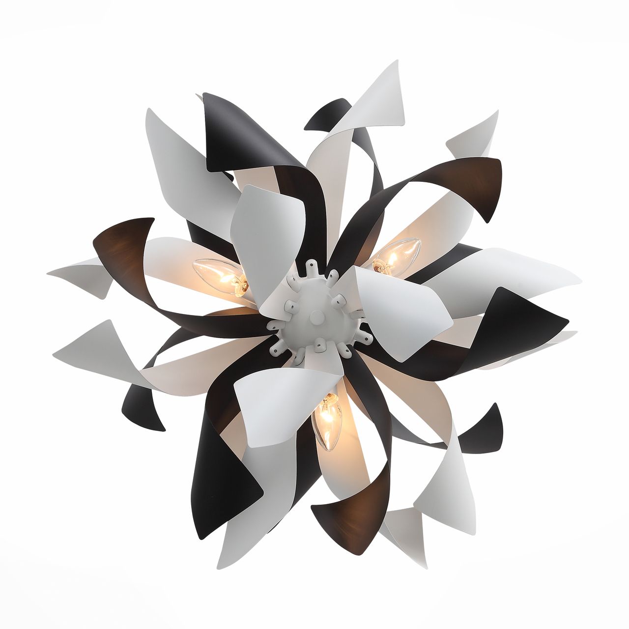 Дизайнерская подвесная люстра ST Luce Spiraglio SL453.453.06 белая ST LUCE ДИЗАЙНЕРСКИЕ 108705 Белый  - Вид №1
