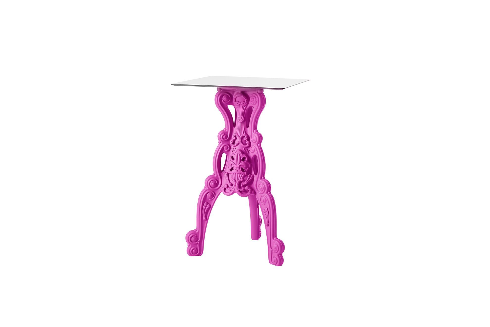 Высокий квадратный стол из полиэтилена для контракта SLIDE Дизайн любви ARCH-00091539 - Вид №8