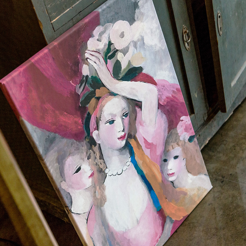 896518919_2628 Картина «Три девушки» (холст, галерейная натяжка) Object Desire  - Вид №3