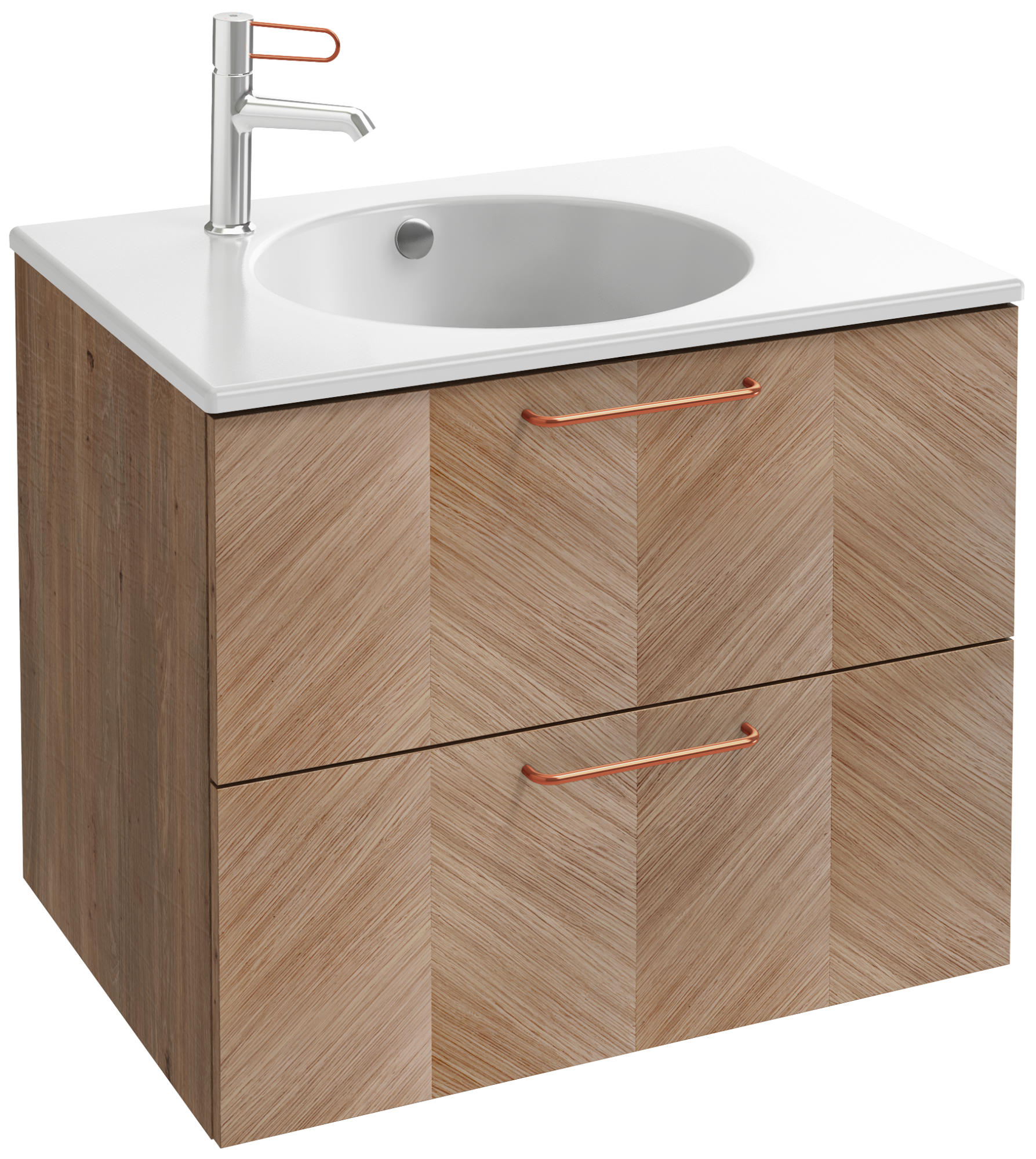 EB2521-R7-M90 Тумба под столешницу 70 см, 2 ящика, бронзовая ручка JACOB DELAFON ODÉON RIVE GAUCHE ODEON RIVE GAUCHE