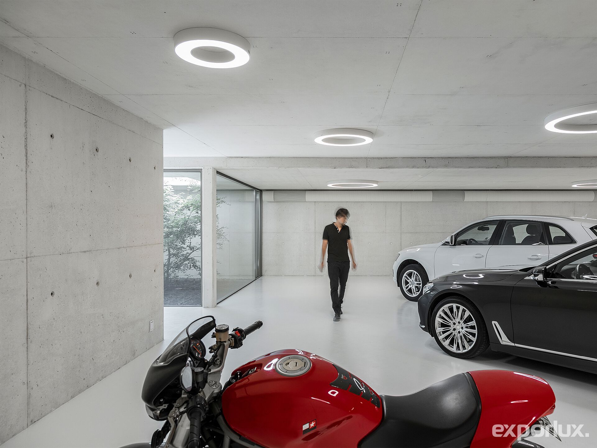 Алюминиевый светодиодный потолочный светильник Exporlux RING SL ARCH-00007399