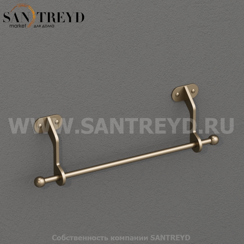 741593 Полотенцедержатель 40 см, цвет Бронзовый Kerasan ACCESSORIES Италия 