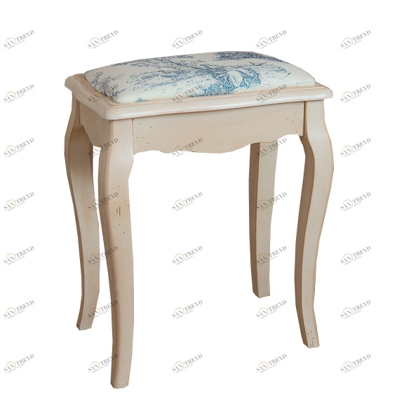 Табурет Mobilier de Maison с мягким сиденьем Бело-серый ДОМАШНЯЯ ОБСТАНОВКА MOBILIER DE MAISON 017199 Белый;бежевый Santreyd 