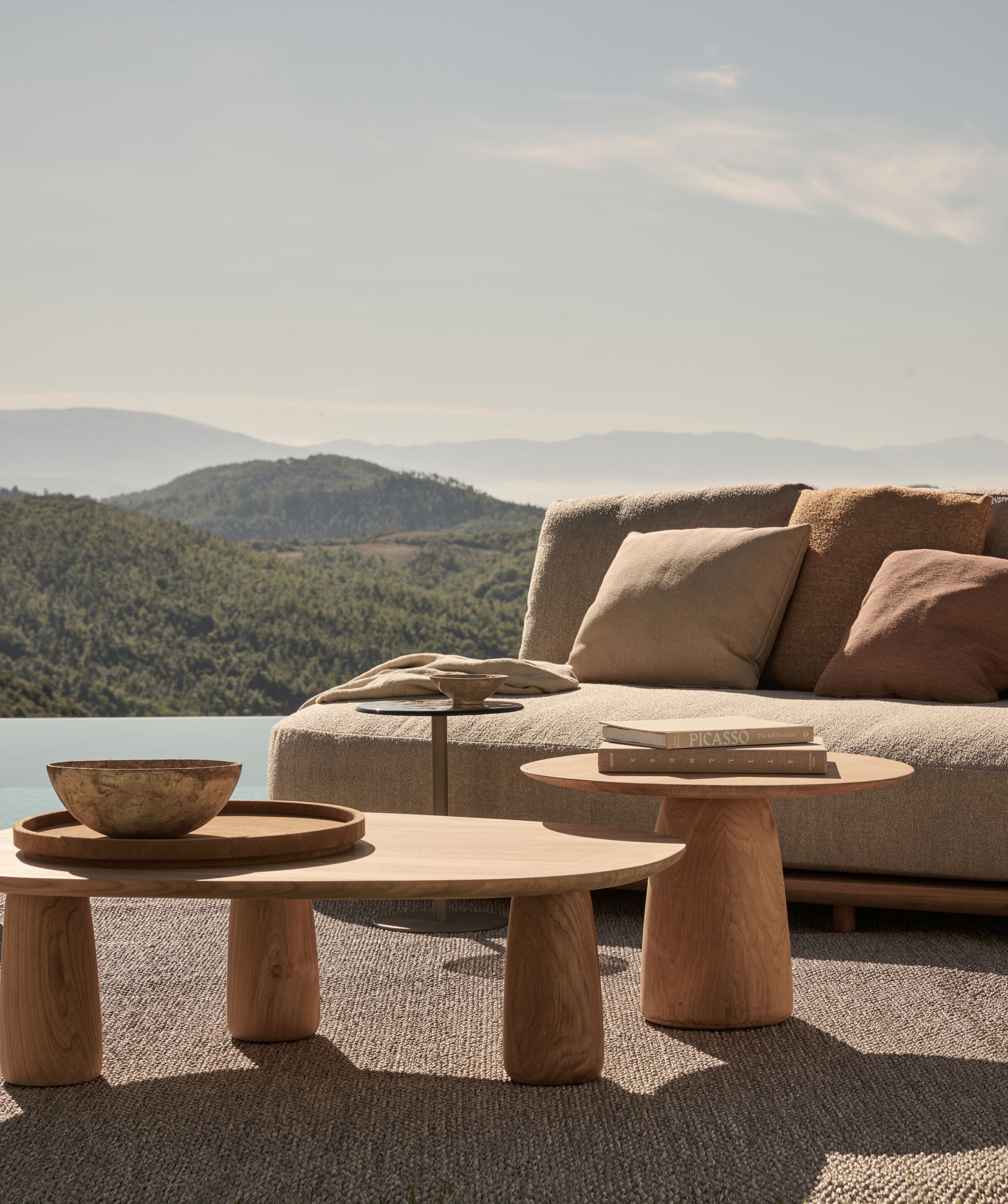 Алюминиевый садовый столик Ø 32 см TRIBÙ море ARCH-00121765 - Вид №4