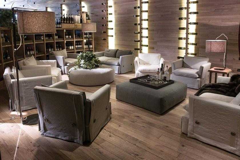 Frigerio Salotti Кресло из ткани со съемным чехлом с подлокотниками Kimono sun-id-1516055 - Вид №5