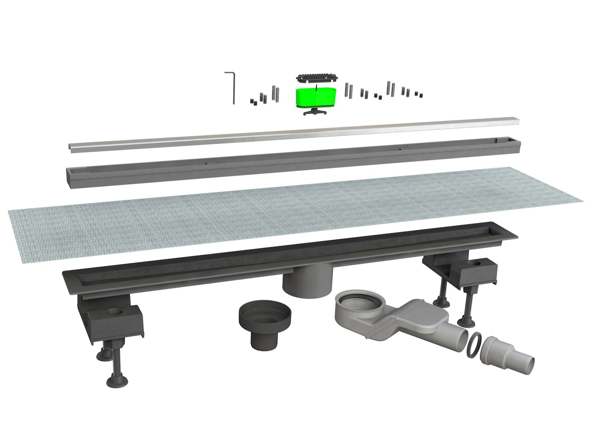 Слив для душа из нержавеющей стали Bonomini Canalissima ARCH-00044599 - Вид №1