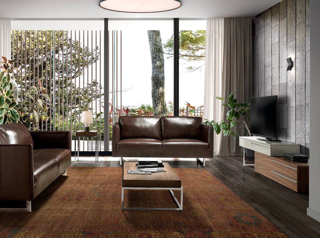 Тумба под телевизор бело-коричневая CPM5336 от Angel Cerda ANGEL CERDA WYATT ОТ LA FORMA (EX JULIA GRUP) 321298 Белый;коричневый  - Вид №6