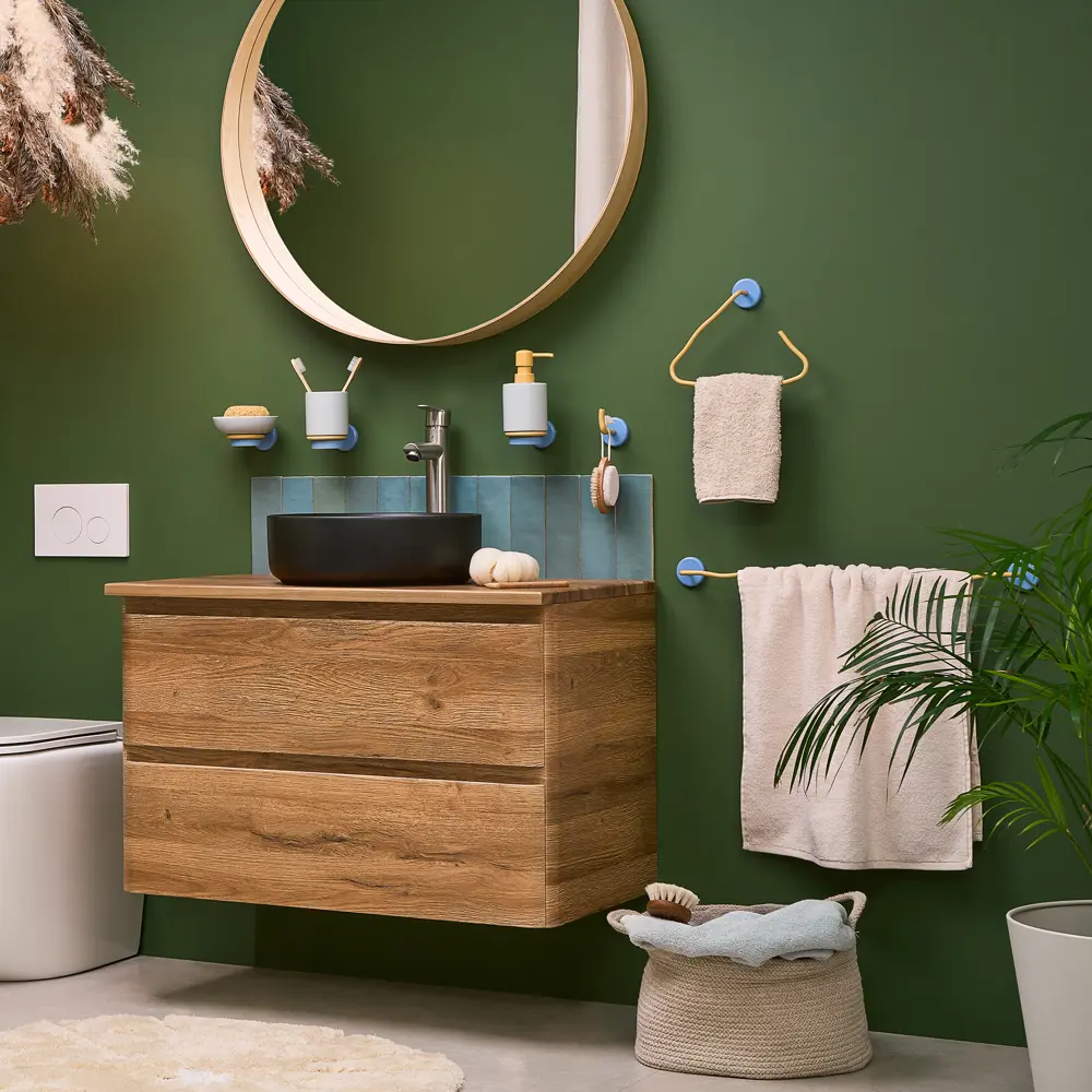 Дозатор подвесной для жидкого мыла Moroshka Antrim керамика цвет белый STLM-2026977 - Вид №12