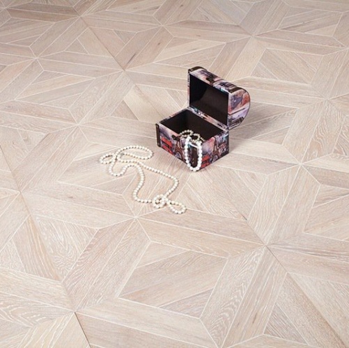 Модульный паркет Marco Ferutti Castello Castello Нордик Дуб с брашью (Текстурированная) 450х450 мм 2600600046 - Вид №1