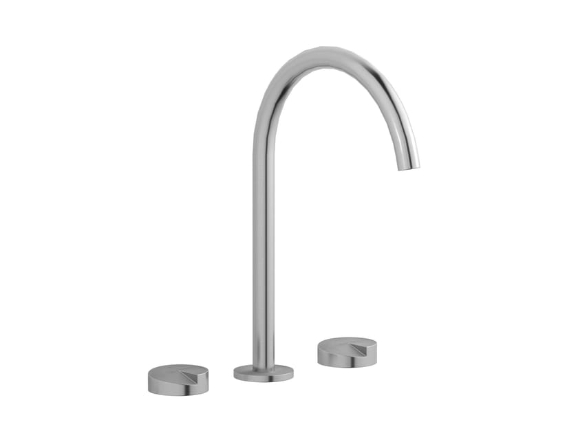 Смеситель для раковины с 3 отверстиями для пола с автоматическим сливом IB торт ARCH-00101621