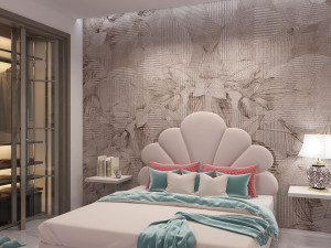 Обои с цветочным узором