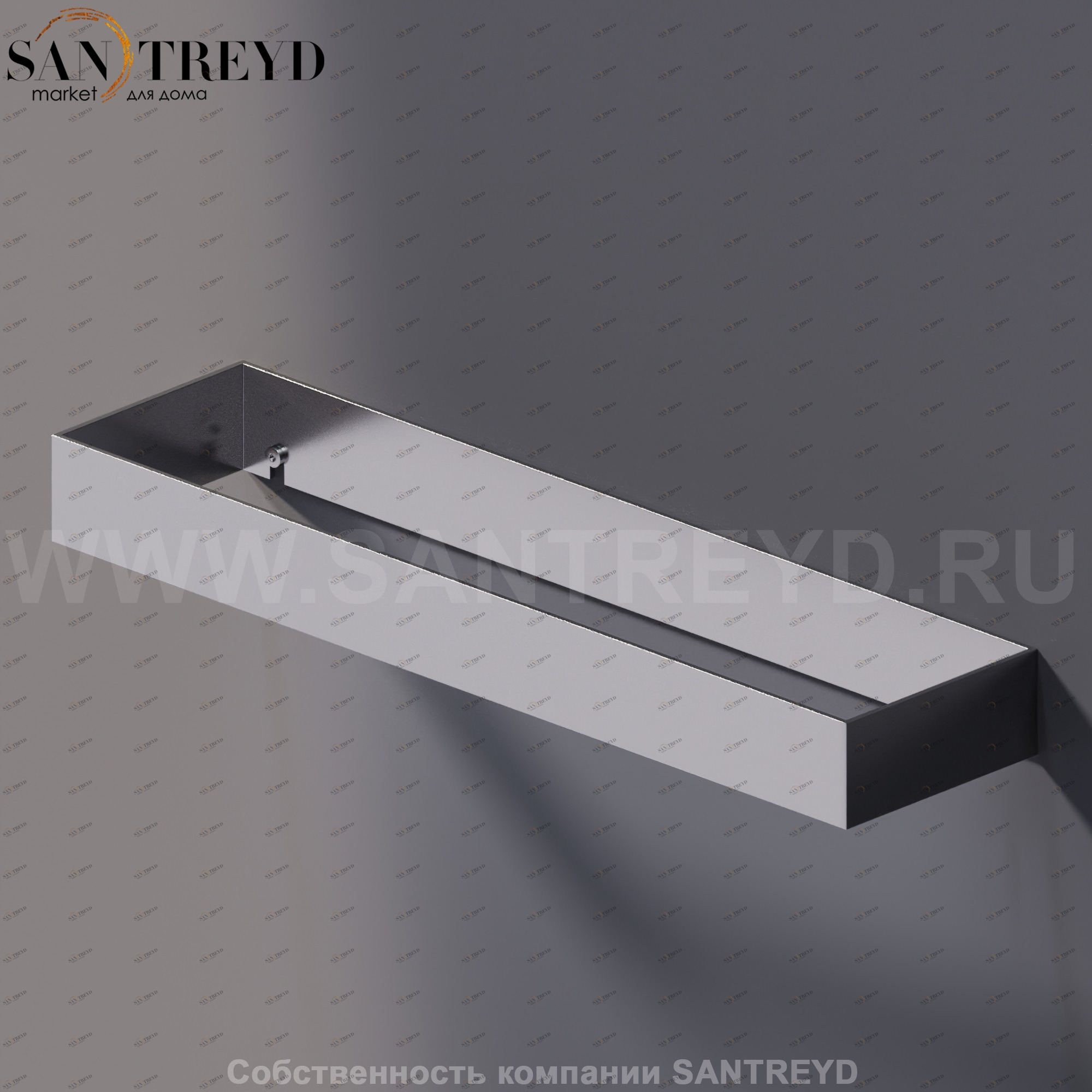 Agape 369 Базовый опорный элемент / Полотенцедержатель 40 см хромированный A369201A