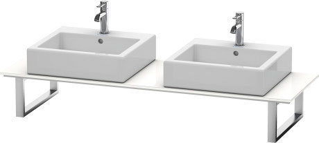 XL045C06969 X-Large Консоль для накладных раковин и встраиваемых умывальников Орех брашированный (натуральный шпон) Duravit - Вид №2