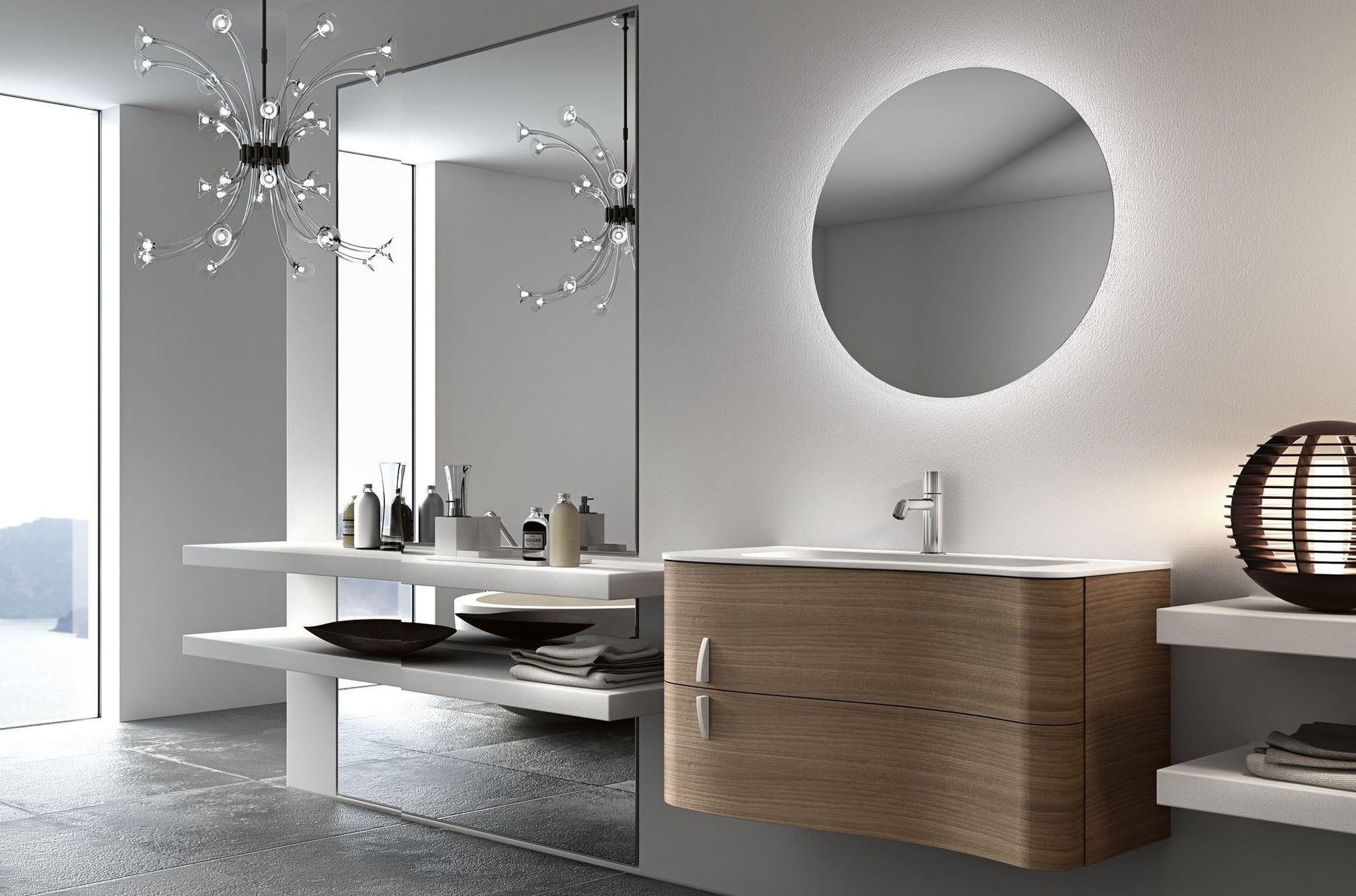 Комплект мебели для ванной комнаты GBGROUP 09 Onda 39685 - Вид №2