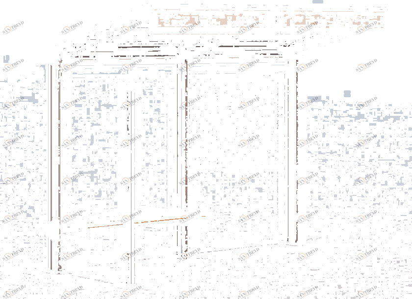DIMCAR Стальное навес для автобусной остановки Robin G524
