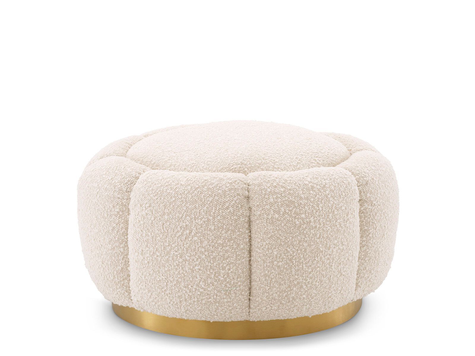 Тканевая вращающаяся круглая подставка для ног Eichholtz Inger ARCH-00037898