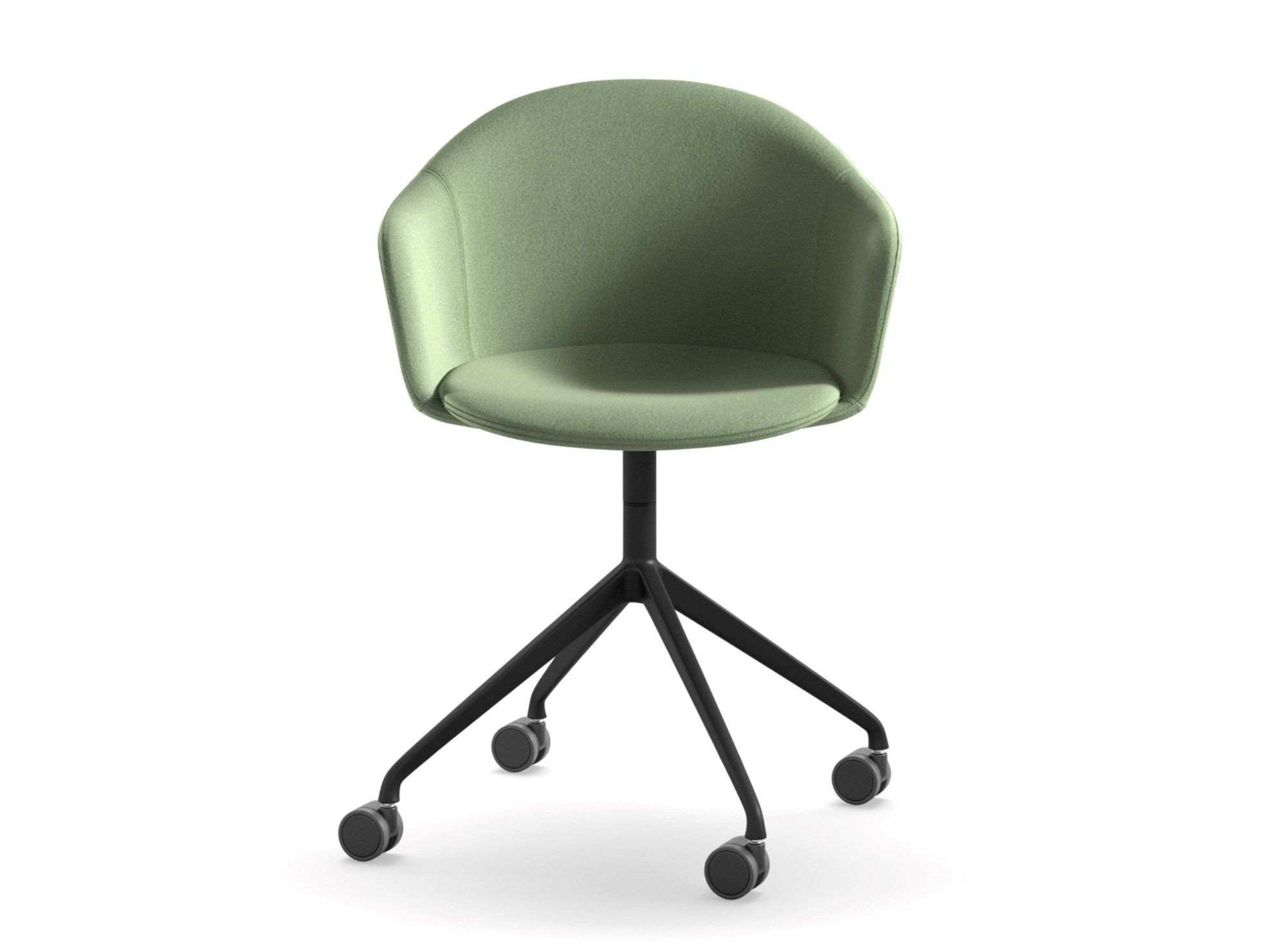 Тканевый операционный офисный стул с колесами на насесте arrmet Máni Armshell Fabric ARCH-00113531