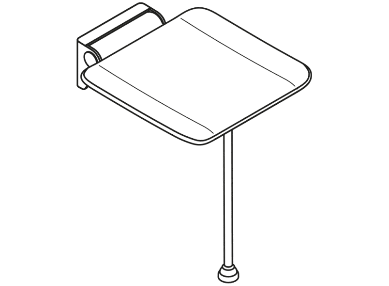 900.51.201XA складное сиденье HEWI System 900 - Вид №3