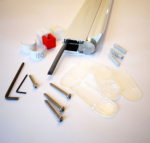 564784 Аксессуар IFO Space, напольный плинтус IFO Space белый, 1200 x 1200 мм, для углов с прямыми дверьми - Вид №11