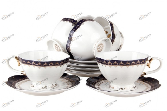 Чайный сервиз Cobalt 2 КОРАЛЛ COBALT 029660 Белый