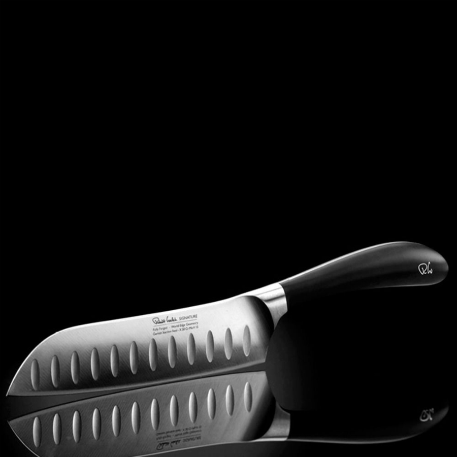 Нож кухонный японский «шеф» с углублением на кромке Signature, 17 см Robert Welch SIGSA2069V - Вид №1