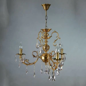 Подвесная люстра Ambiente Alicante 8888/3 AB Tear drop AMBIENTE ДИЗАЙНЕРСКИЕ, ALICANTE 181504 Бронза