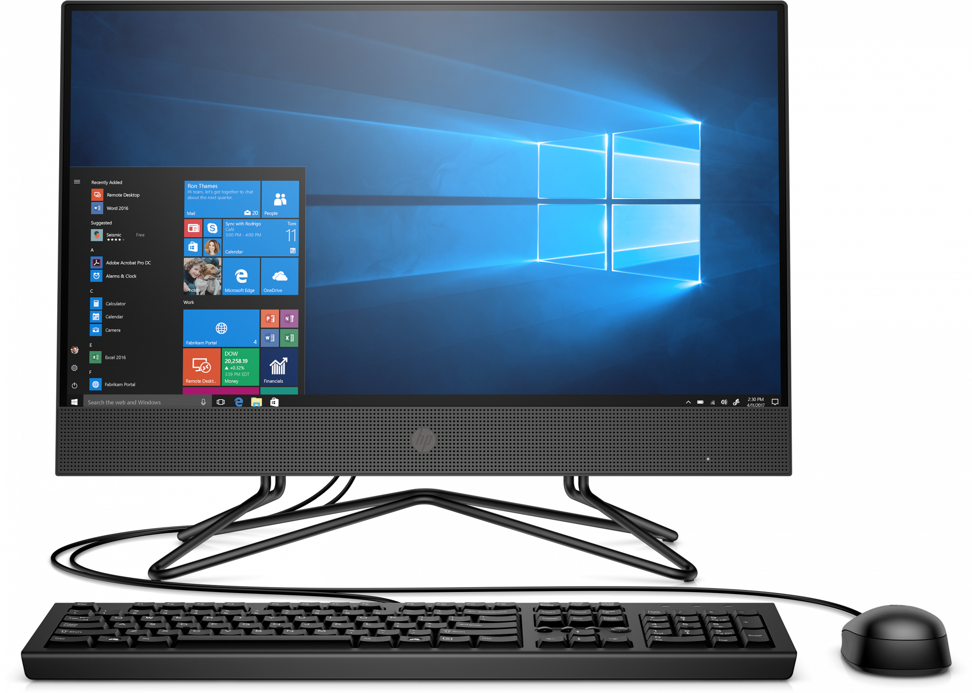 9US87EA#ACB 200 g4 aio 21,5" nt 21.5"(1920x1080 (матовый))/intel pentium silver j5040(2ghz)/8192mb/256pcissdgb/dvdrw/wifi/war 1y/w10pro + iron gray HP Santreyd 