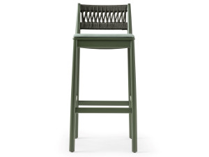 Деревянный табурет для ног с мягким сиденьем