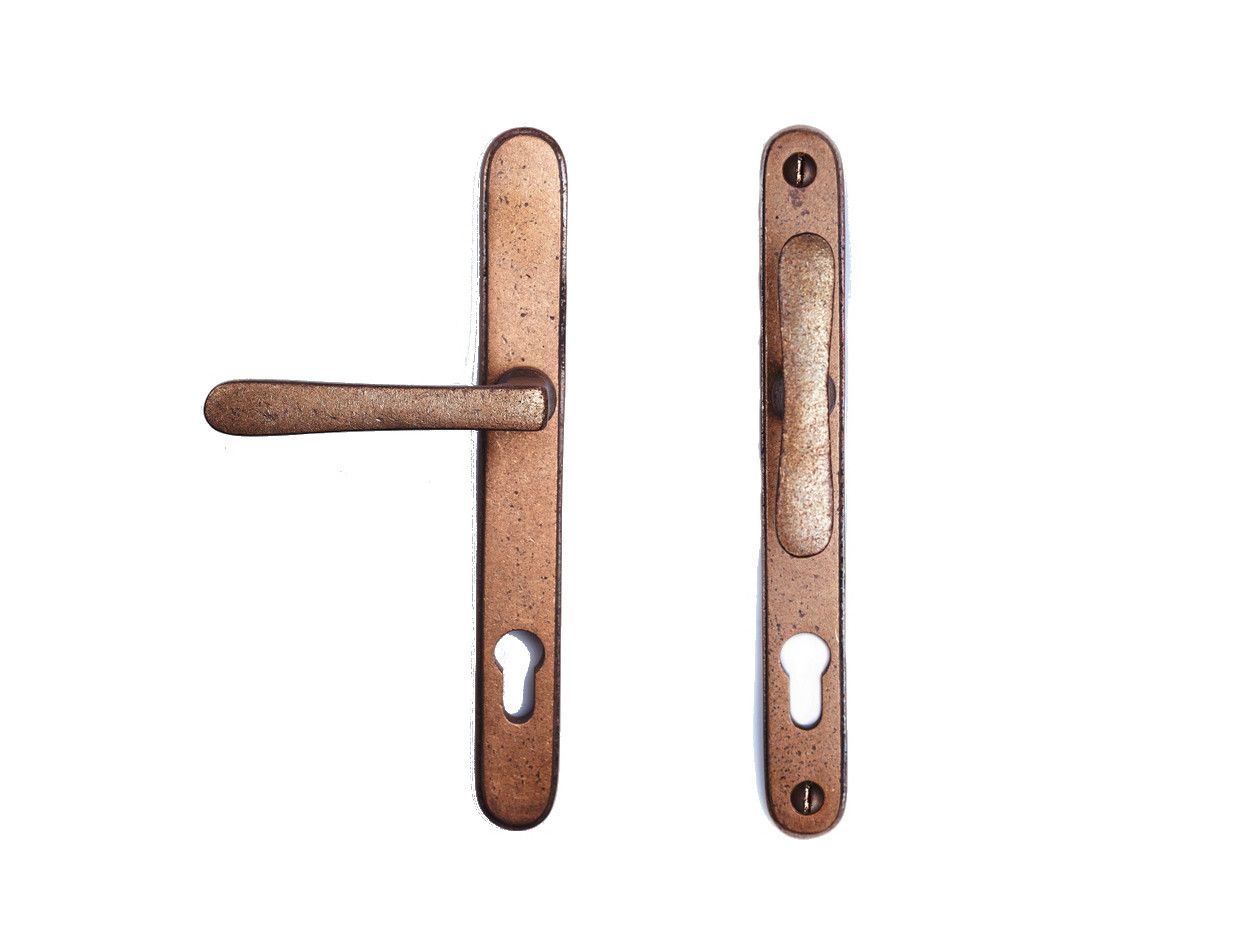 Бронзовая ручка на пластине с насадкой Dauby Pure® ARCH-00043725 - Вид №1