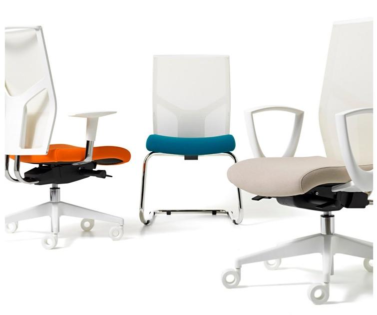 Diemme Сетчатое офисное кресло с 5 спицами и подлокотниками Fit sun-id-1497313 - Вид №4