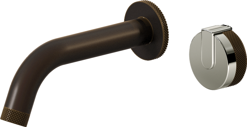 E-11535-R1PC-L1PC-OB Настенный прогрессивный смеситель скрытого монтажа для раковины GRAFF MOD+