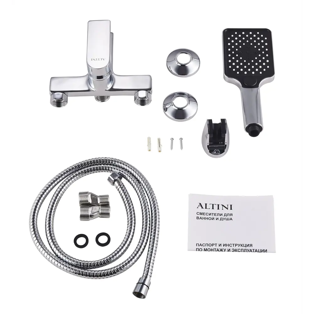 Смеситель для ванны Altini Shine 30531001-C однорычажный цвет хром STLM-2054827 - Вид №3